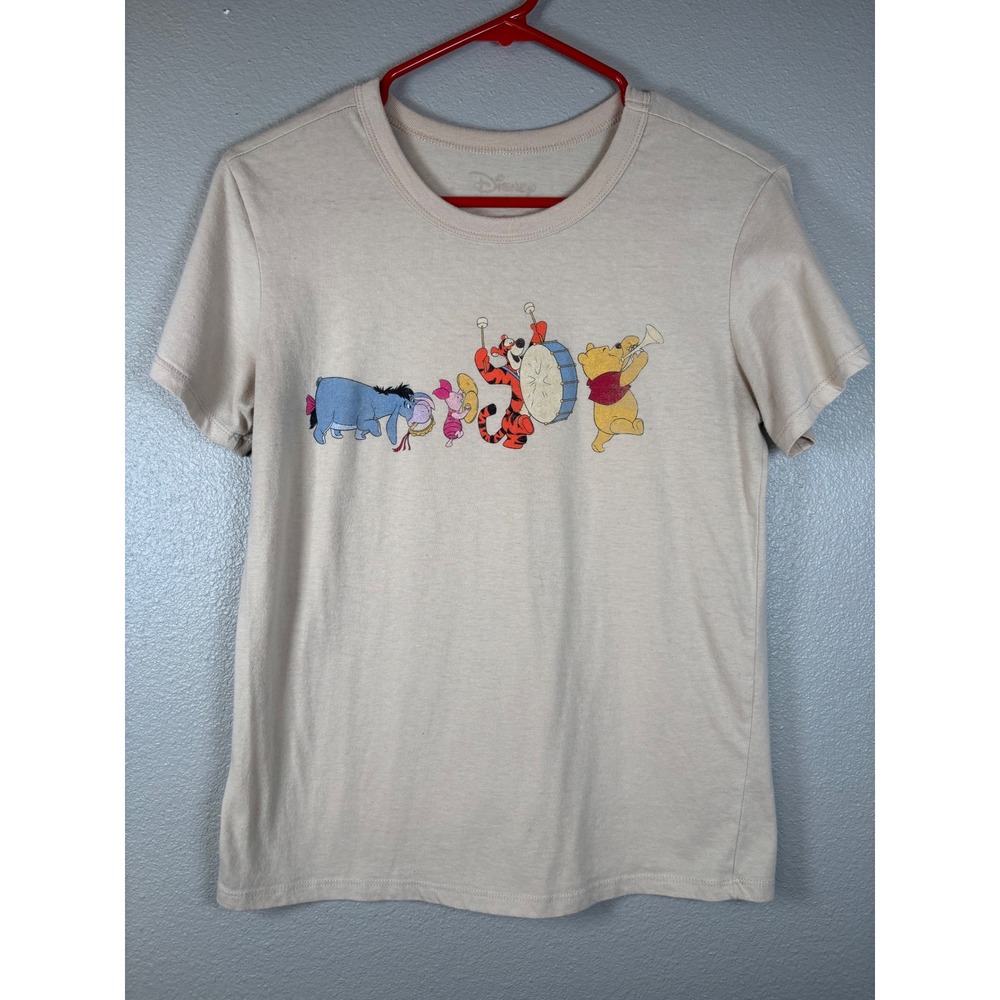 Disney Womens S Winnie the Pooh Eeyore Tigger Piglet Pooh Band Graphic T Shirt